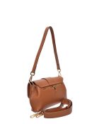 SS26 IR 183T Schultertasche aus cognacfarbenem Leder - 17x25x5 cm