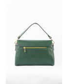 Schultertasche aus Leder in Jazzgrün — 27 x 18 x 9 cm