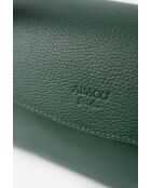 Schultertasche aus Leder in Jazzgrün — 27 x 18 x 9 cm