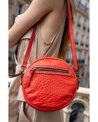 Rondo koraalroze schoudertas met bubbels van lamsvlees - 20 x 20 x 5 cm