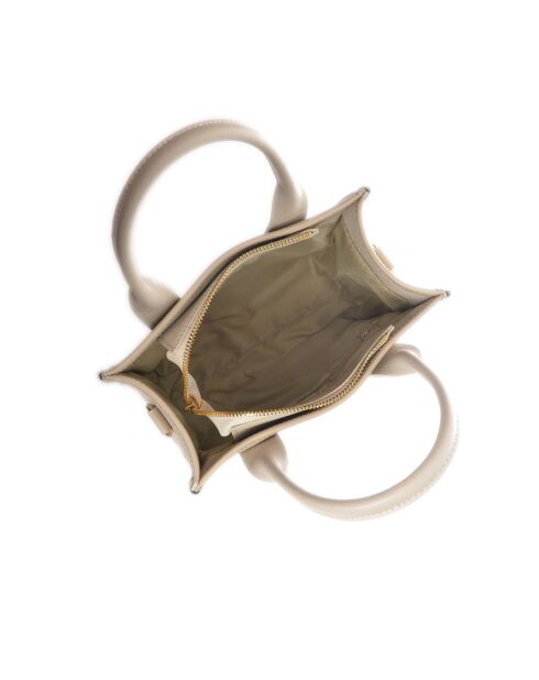 SS26 IR 1980T beige Lederhandtasche - 18,5 x 22 x 8 cm