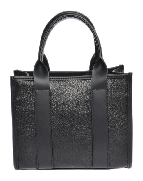 SS26 IR 1980T zwarte leren handtas - 18,5x22x8 cm