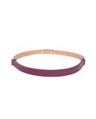 Ceinture en cuir SS26 IR 141 bordeaux - 55-10x50-94 cm