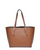 SS26 IR 176 cognac leren schoudertas - 26x29x9,5 cm