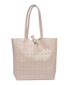 SS26 IR 175 Hobo-Tasche aus beigem Leder - 28,5 x 25,5 x 8 cm