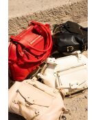 Sac à main en cuir Mini Odelia rouge - 29 x 22 x 3cm