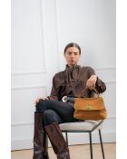 Louis Schultertasche aus kamelfarbenem Leder - 28x20x9cm