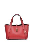 SS26 IR 121 rote Lederhandtasche - 20x30x12 cm