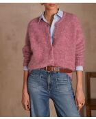 Lou Wood himbeerfarbener Cardigan