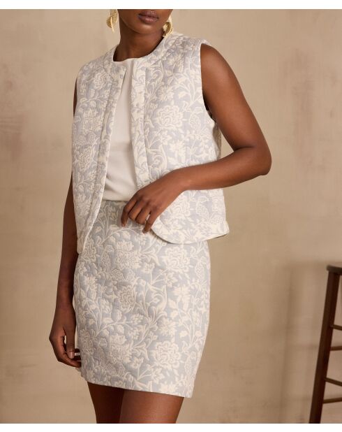 Gilet da ghiacciaio bicolore Celia Gi