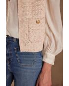 Steffie bis blassrosa Weste