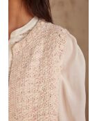 Steffie bis blassrosa Weste