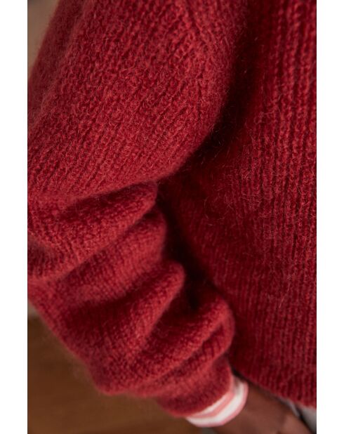 Chelton rote Strickjacke