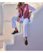 Sharon Gi dunkelrosa Boucle-Weste