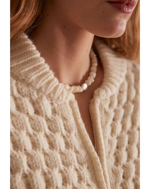 Cardigan crema Sulimane