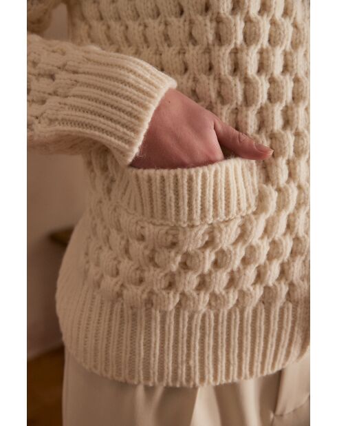 Cardigan crema Sulimane