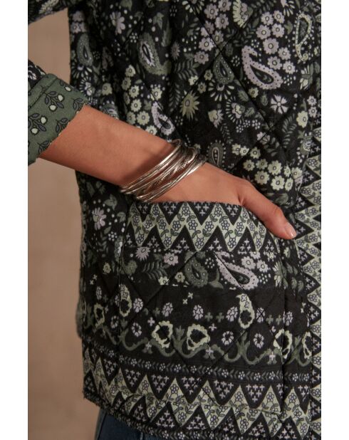 Giacca Nais Imp Quilasse verde abete