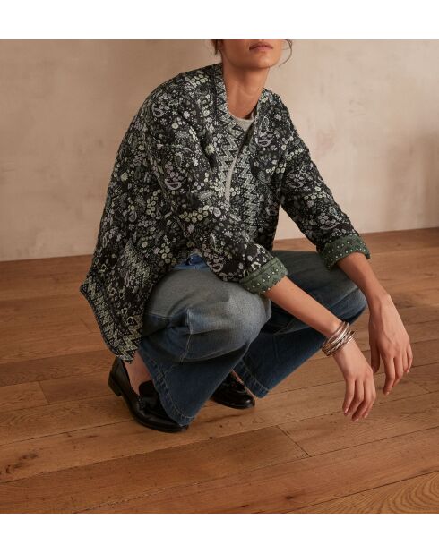 Giacca Nais Imp Quilasse verde abete