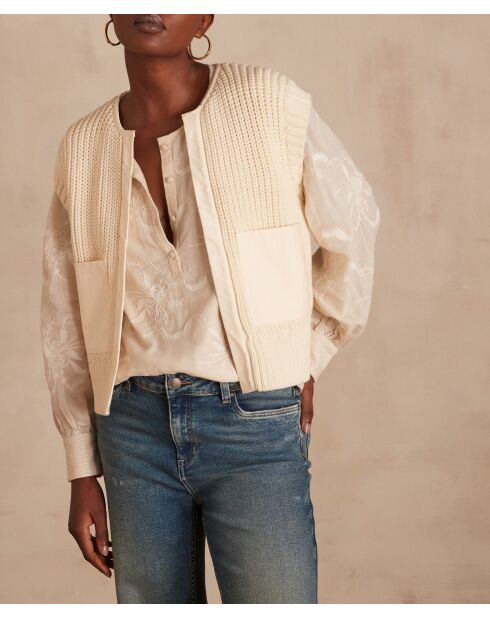 Gilet Laurena ficelle