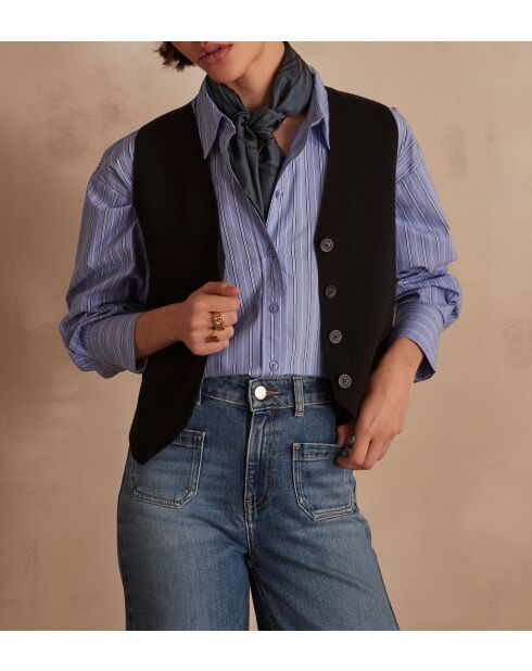 Gilet nero Suzon