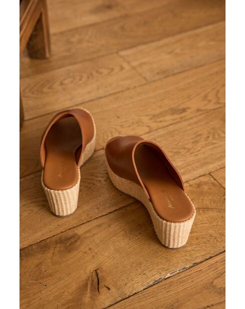 Melody Light Espadrilles-Sandalen, kamelfarben