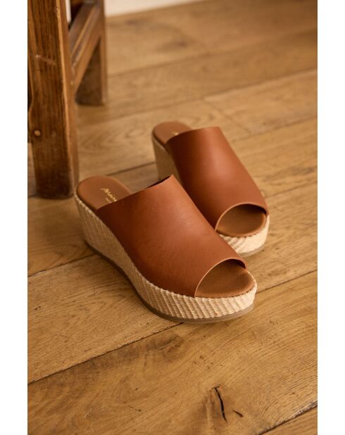 Melody Light Espadrilles-Sandalen, kamelfarben