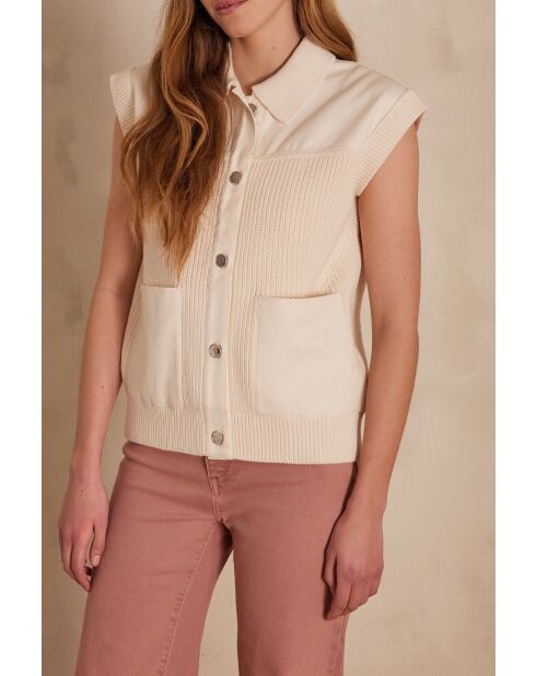 Gilet crema Soan