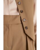 Chaleco de hojas lisas Carlotta Gi