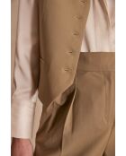 Chaleco de hojas lisas Carlotta Gi