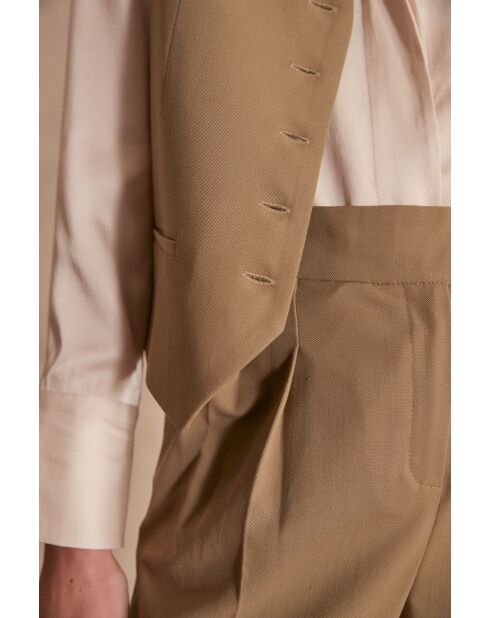 Gilet Carlotta Gi in foglia liscia