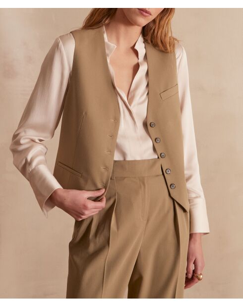 Gilet Carlotta Gi in foglia liscia