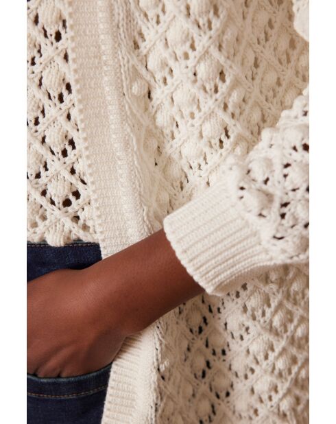 Ecru vest Sharon