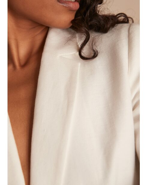 Veste Tailleur Arlene B Lin ficelle