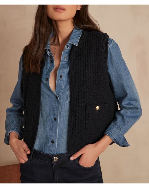Gilet blu Lea bis