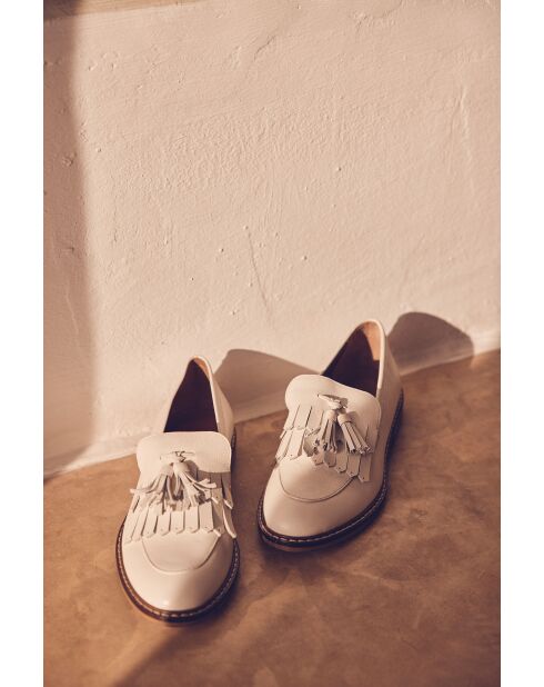 Mocassins Remy blanc