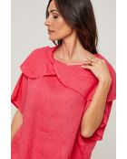 Top Séréna 100% Lin framboise