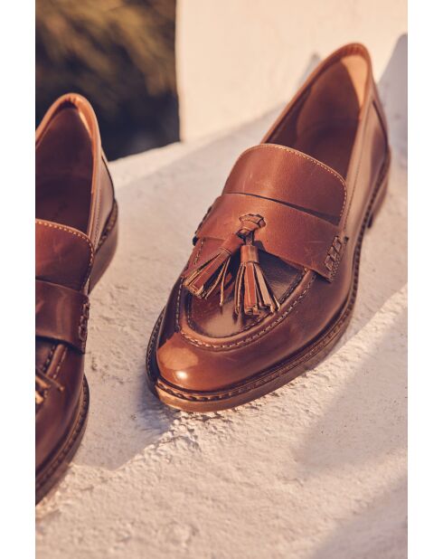 Mocassins Rosa camel clair