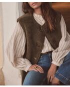 Gilet cachi Sabrina Gi Ff