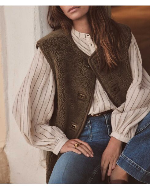 Gilet cachi Sabrina Gi Ff