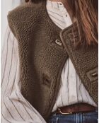 Gilet cachi Sabrina Gi Ff