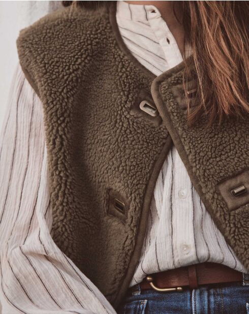 Gilet cachi Sabrina Gi Ff