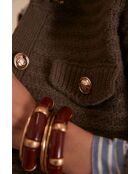 Khakifarbene Jacke Salma