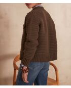 Khakifarbene Jacke Salma