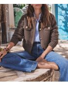 Khakifarbene Jacke Salma