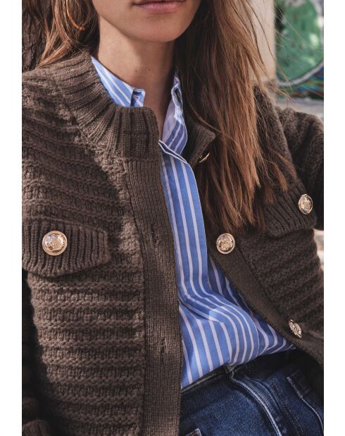 Khakifarbene Jacke Salma