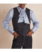 Gilet Abel bis Gi a righe blu