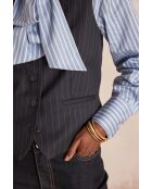 Gilet Abel bis Gi a righe blu