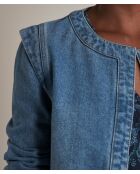 Leicht gewaschene Jeansjacke Dalila