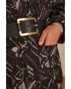 Giacca nera in jacquard Marilyn B