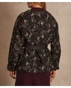 Giacca nera in jacquard Marilyn B